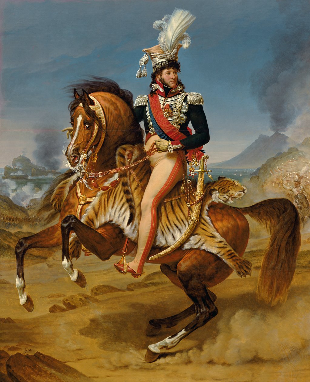 Reiterporträt von Joachim Murat, 1812 von Baron Antoine Jean Gros