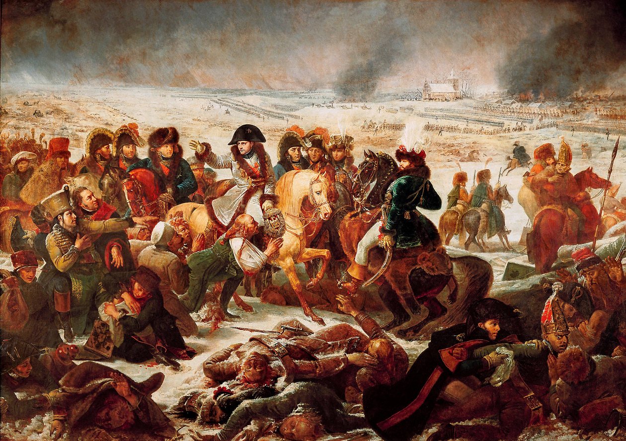 Napoleon I. auf dem Schlachtfeld von Eylau am 09.02.1807. 1808 von Baron Antoine Jean Gros