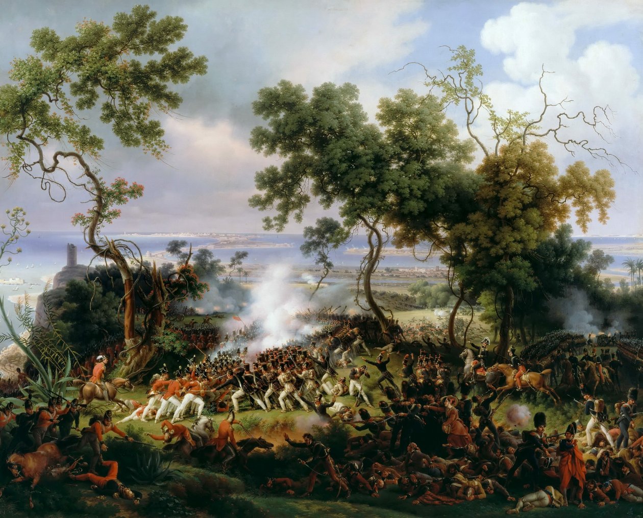 Schlacht von Chiclana, 5. März 1811 von Baron Lejeune Louis François