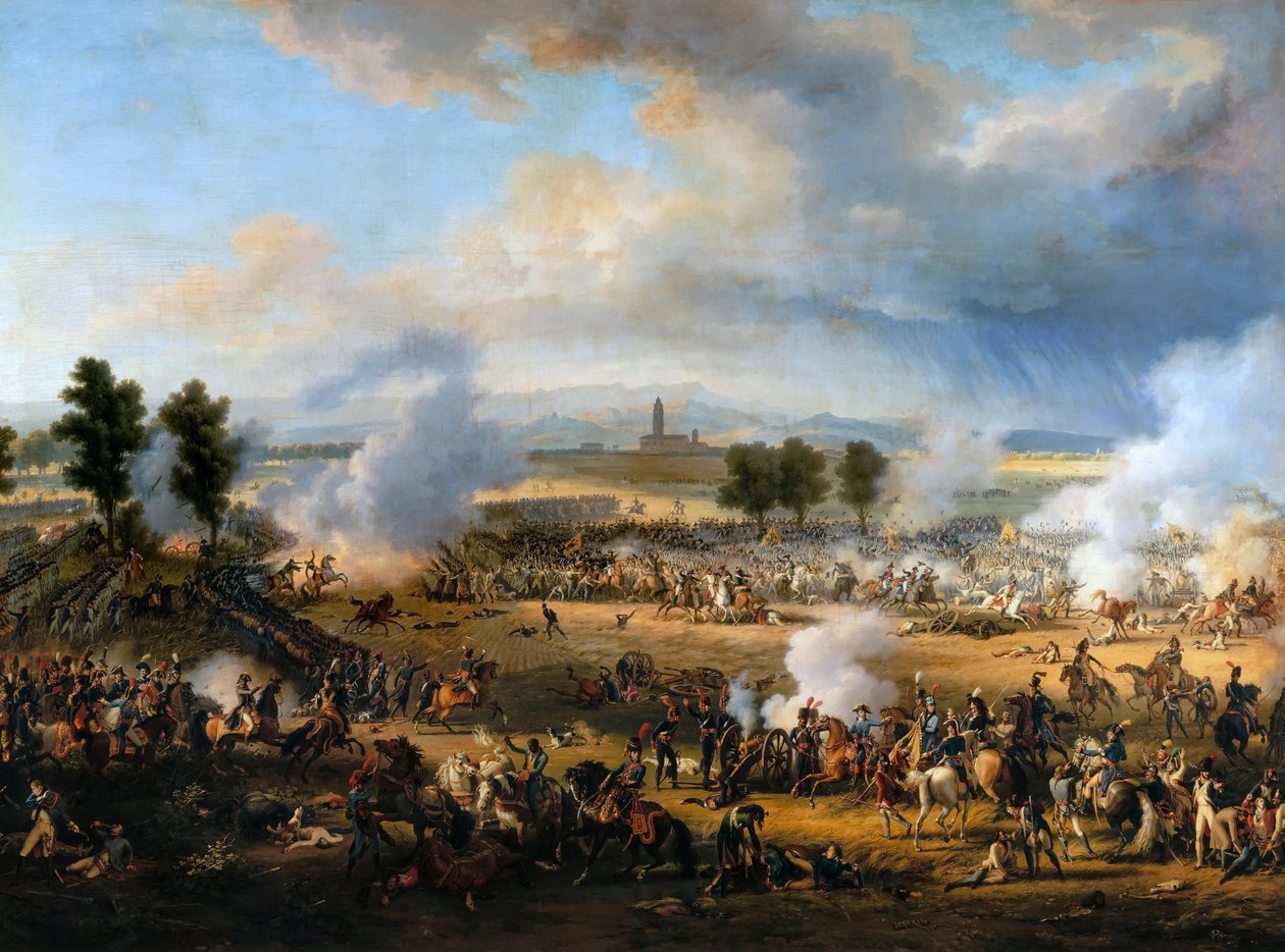 Die Schlacht von Marengo am 14. Juni 1800 von Baron Lejeune Louis François