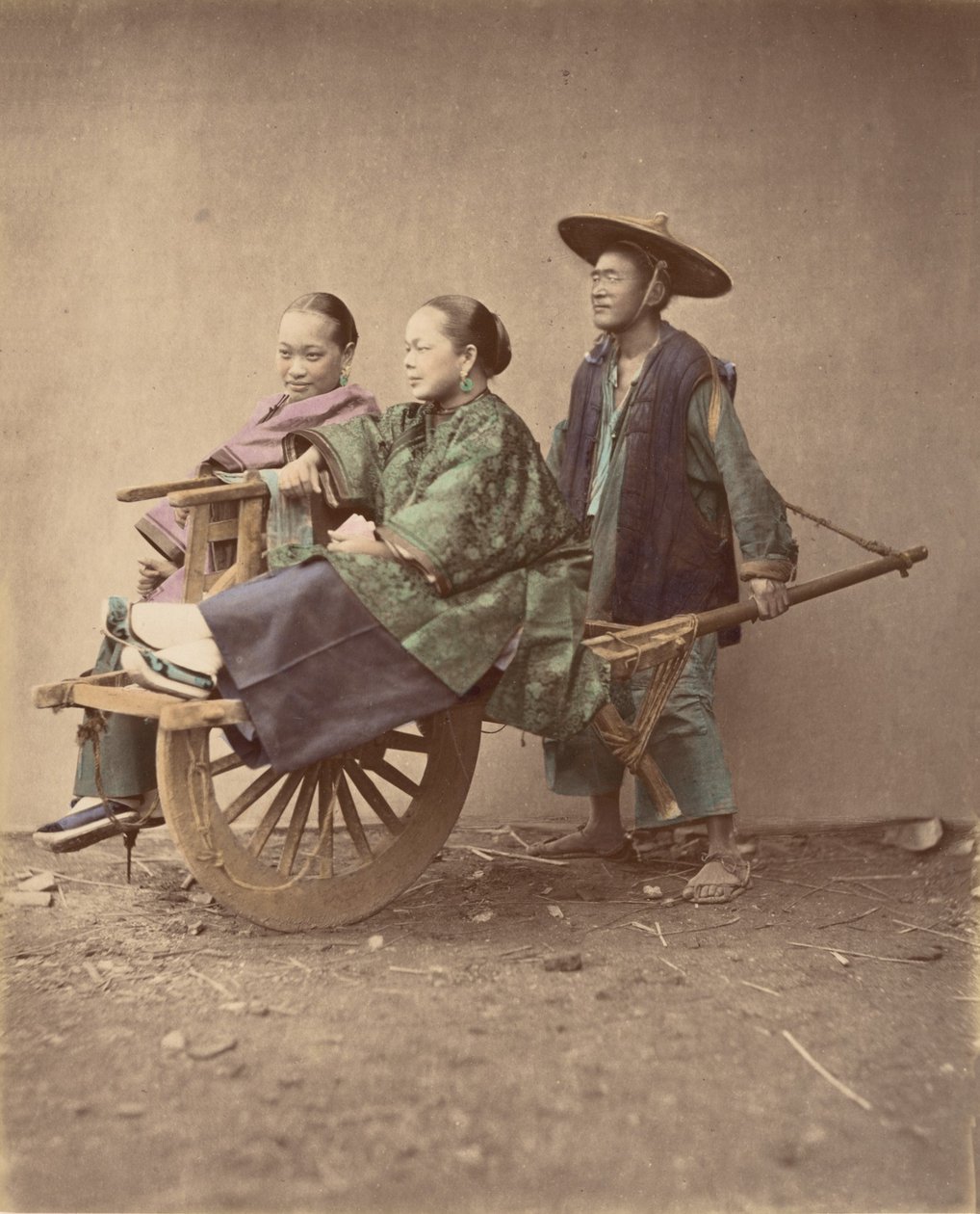 Schubkarre, 1870er Jahre von Baron Raimund von Stillfried