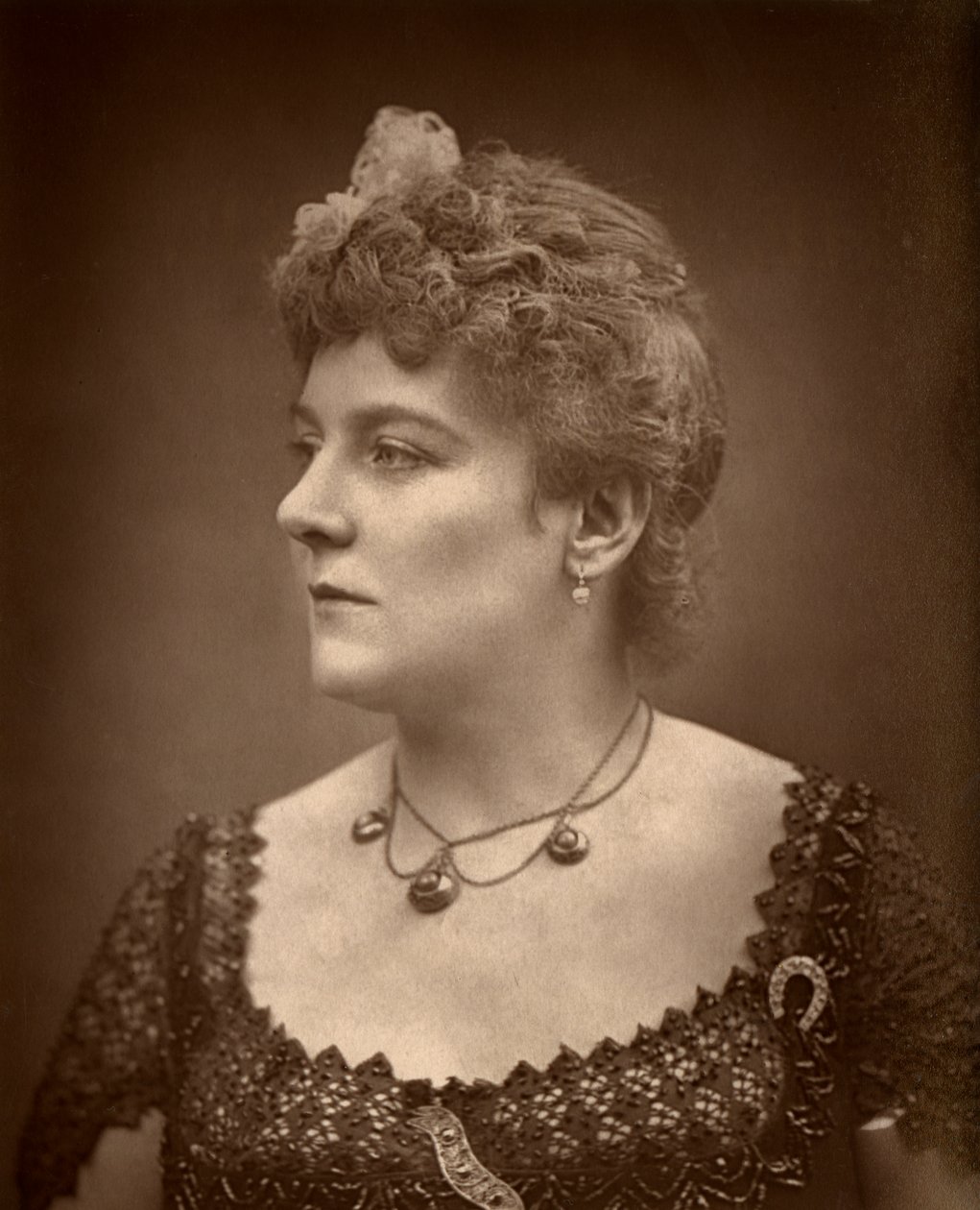 Britische Schauspielerin Henrietta Lindley in Jim the Penman, 1886 von Barraud