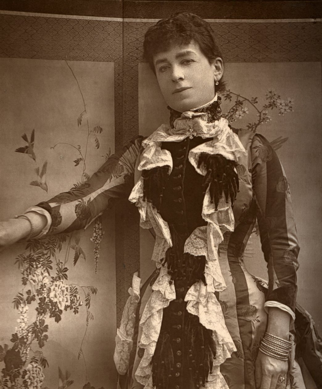 Britische Schauspielerin Lady Monckton in Jim the Penman, 1886 von Barraud