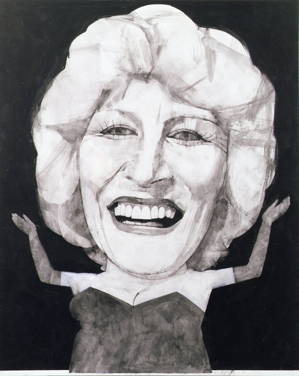 Porträt von Faith Brown, 1970er von Barry Fantoni