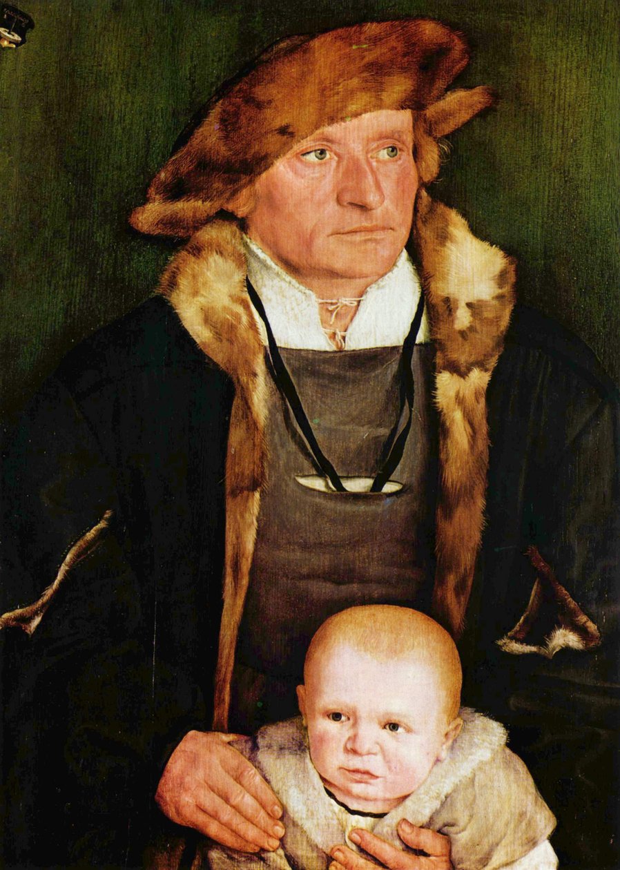 Porträt von Hans Urmiller und seinem Sohn von Barthel Beham