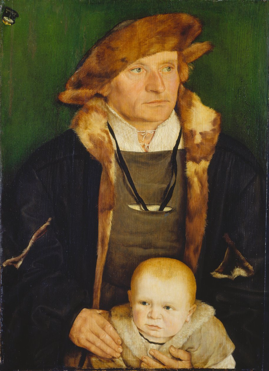 Porträt von Hans Urmiller und seinem Sohn von Barthel Beham