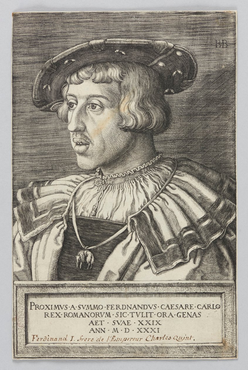 Porträt des Kaisers Ferdinand I. von Barthel Beham