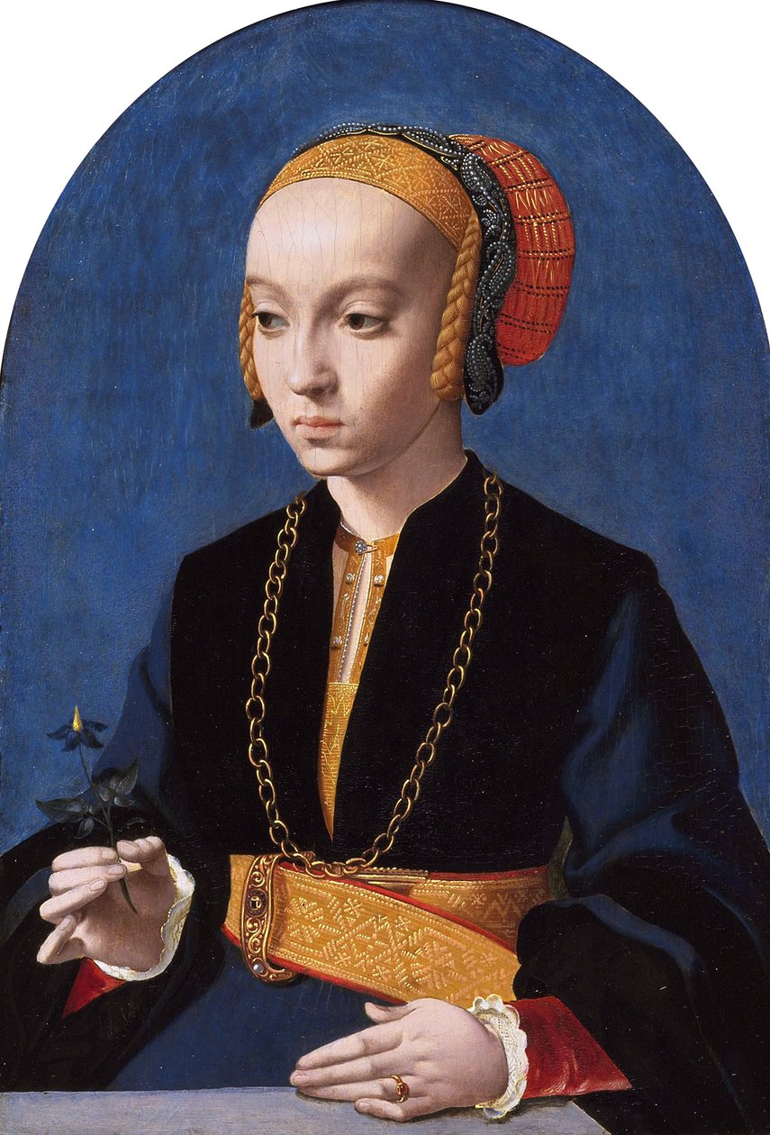 Porträt von Elisabeth Bellinghausen (ca. 1520- > 1570) von Bartholomaeus Bruyn the Elder