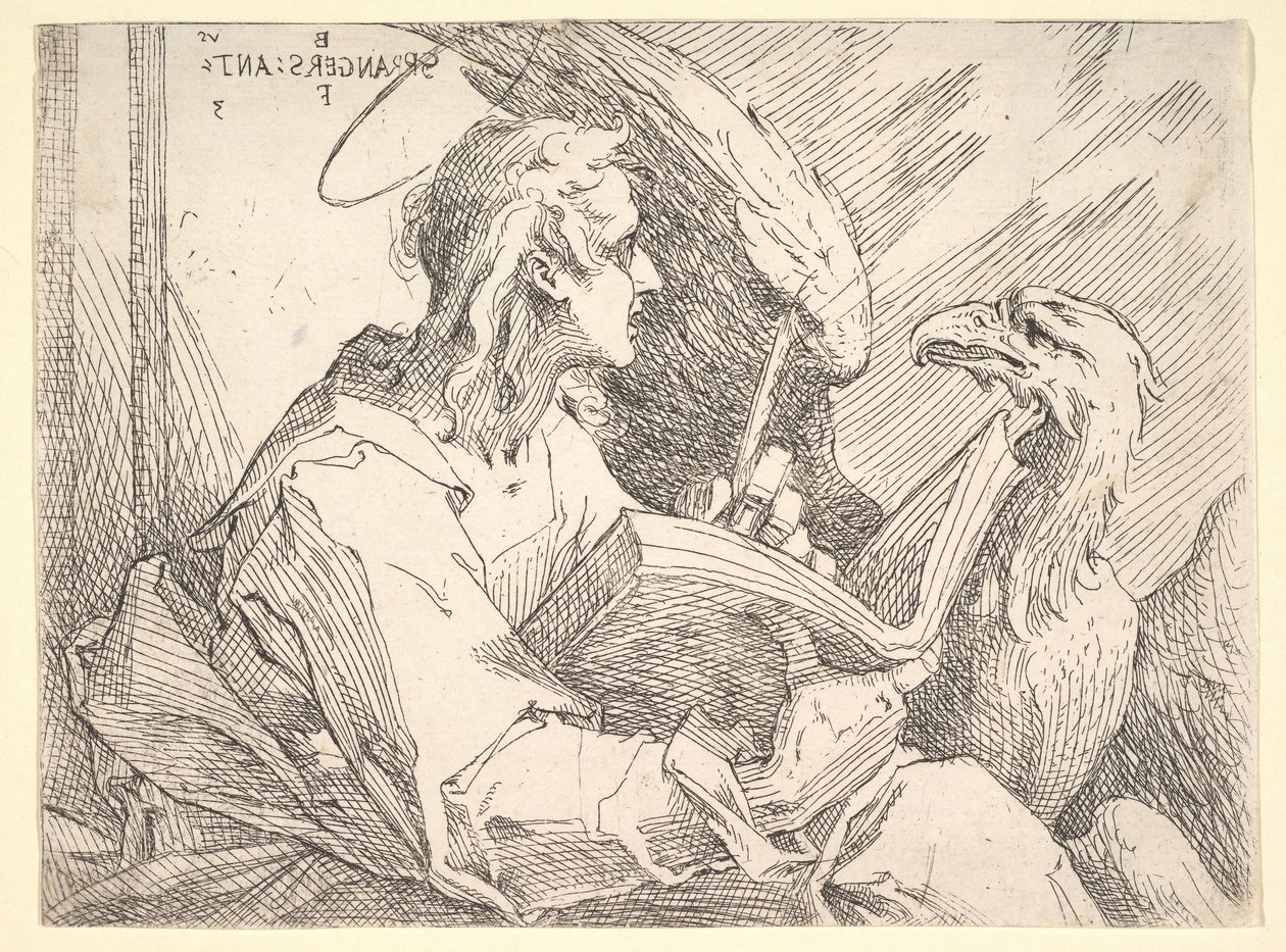 Heiliger Johannes der Evangelist, ca. 1596 von Bartholomaeus Spranger