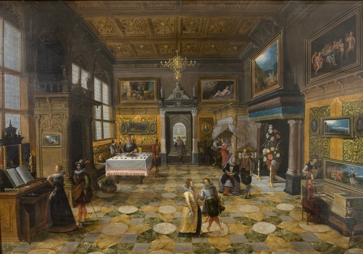 Partyszene von Bartholomeus van Bassen