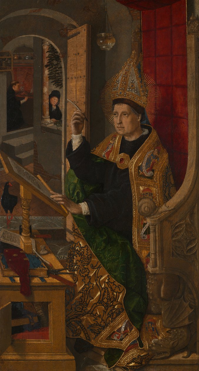 Heiliger Augustinus von Bartolomé Bermejo