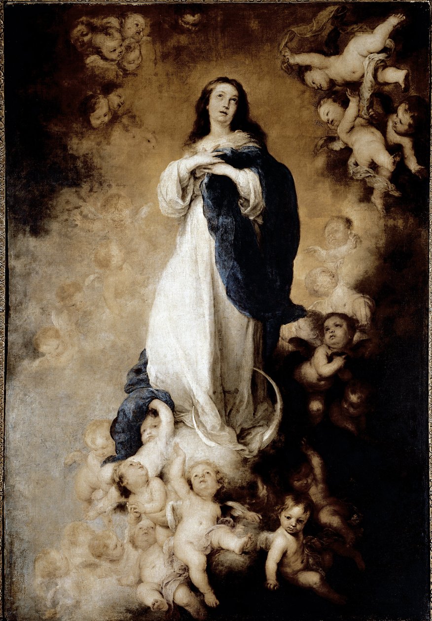 Die Unbefleckte Empfängnis oder Die Soult Unbefleckte Empfängnis von Bartolomé Esteban Murillo