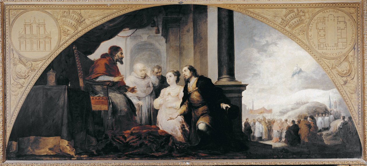 Die Gründung von Santa Maria Maggiore von Bartolomé Esteban Murillo