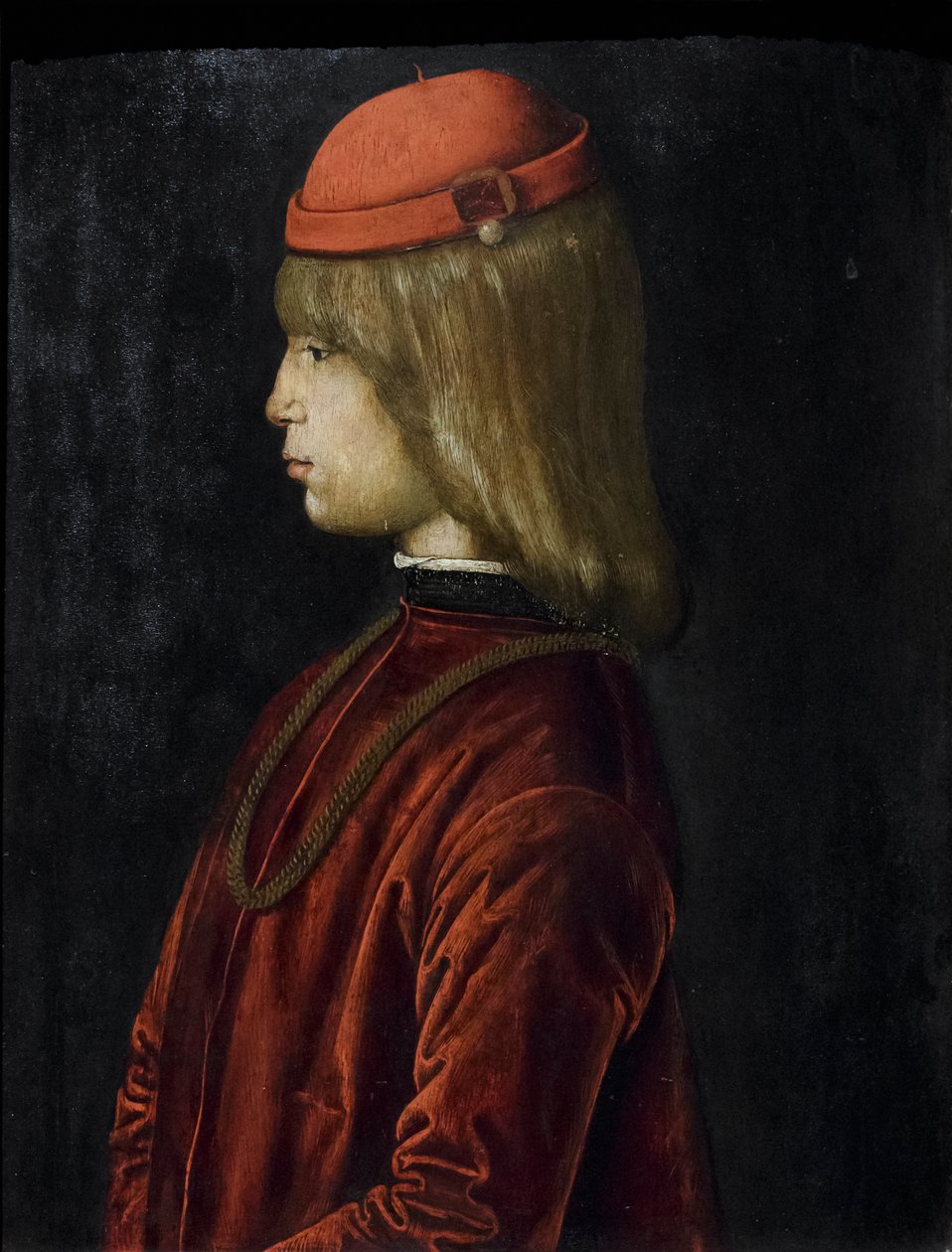 Porträt von Guidubaldo da Montefeltro, c.1480-81 von Bartolomeo (attr. to) Della Gatta