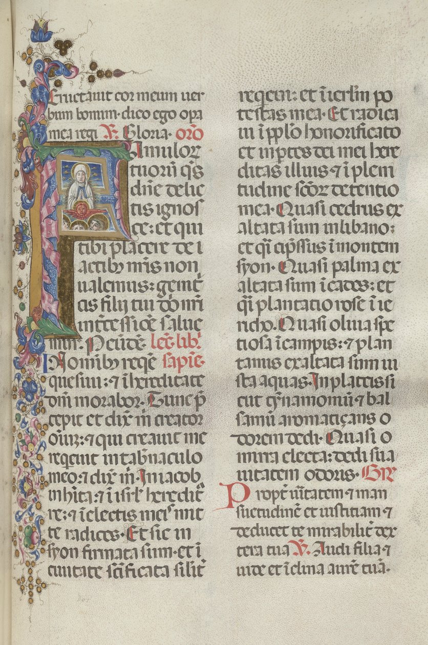 Missale: Fol. 306: Mariä Himmelfahrt, 1469 von Bartolomeo Caporali