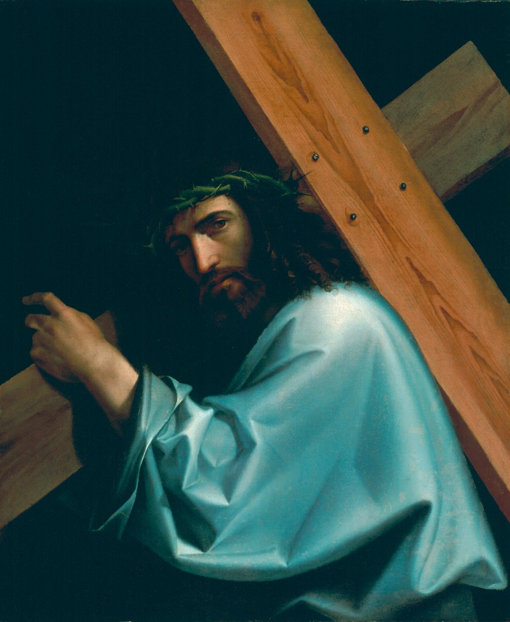 Christus trägt das Kreuz, von Montagna, Bartolomeo (1449-1523) von Bartolomeo Montagna