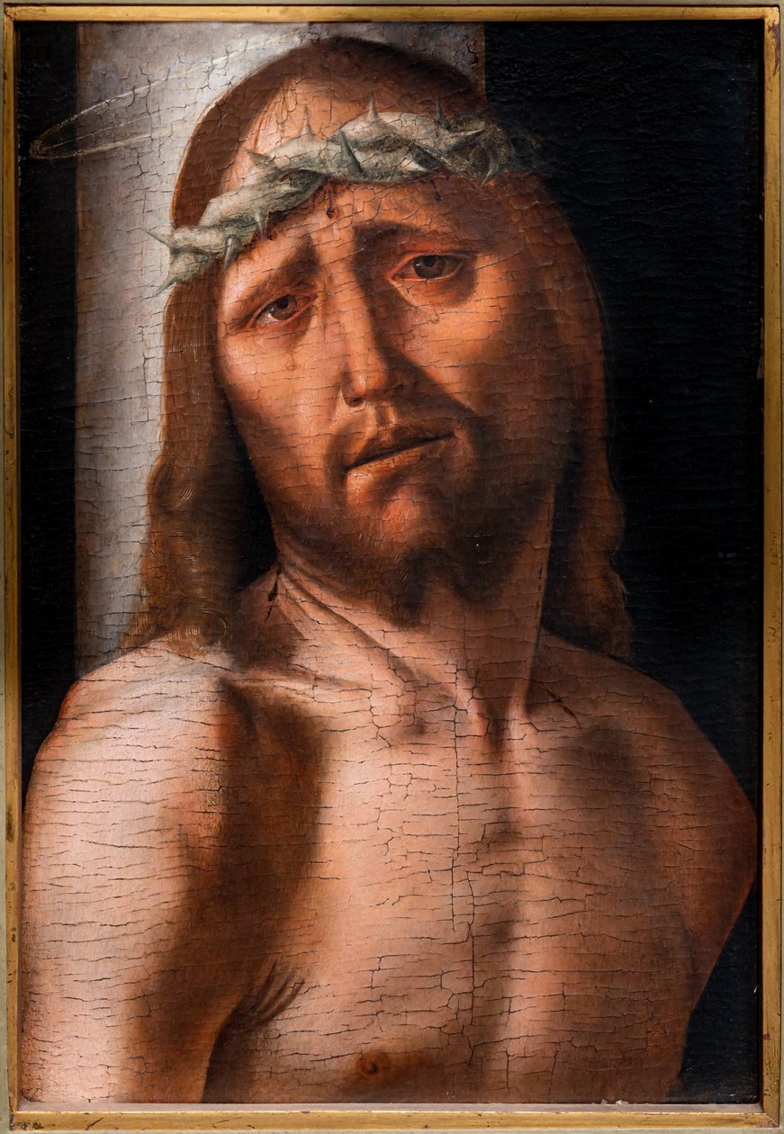 Christus an der Säule, zweite Hälfte des 15. Jahrhunderts von Bartolomeo Montagna