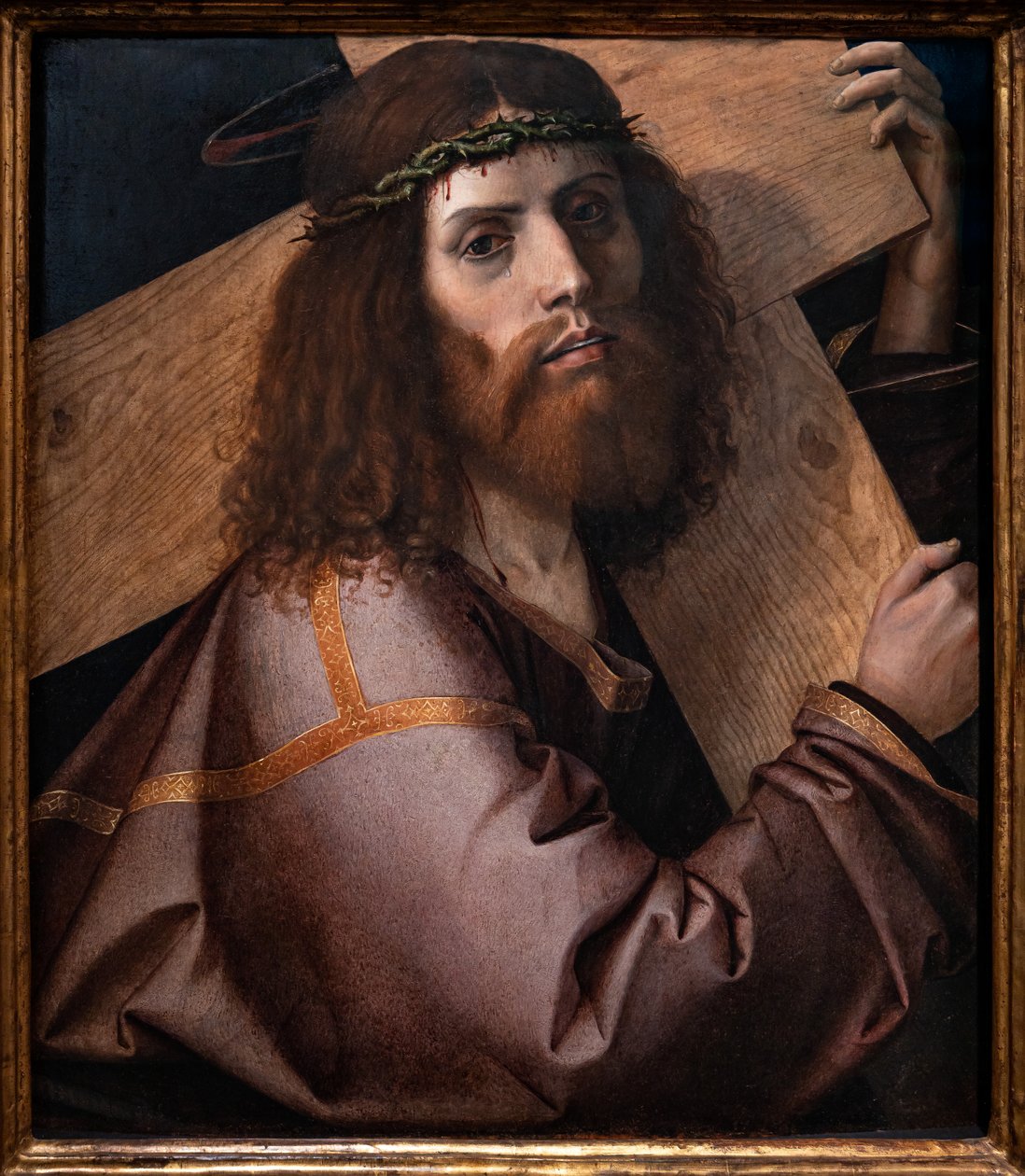 Christus trägt das Kreuz, erstes Jahrzehnt des 16. Jahrhunderts von Bartolomeo Montagna
