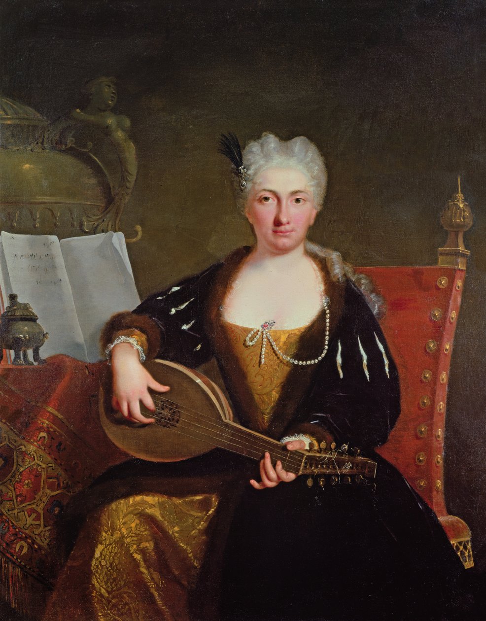 Porträt von Faustina Bordoni, Händels Sängerin, ca. 1830 von Bartolomeo Nazari