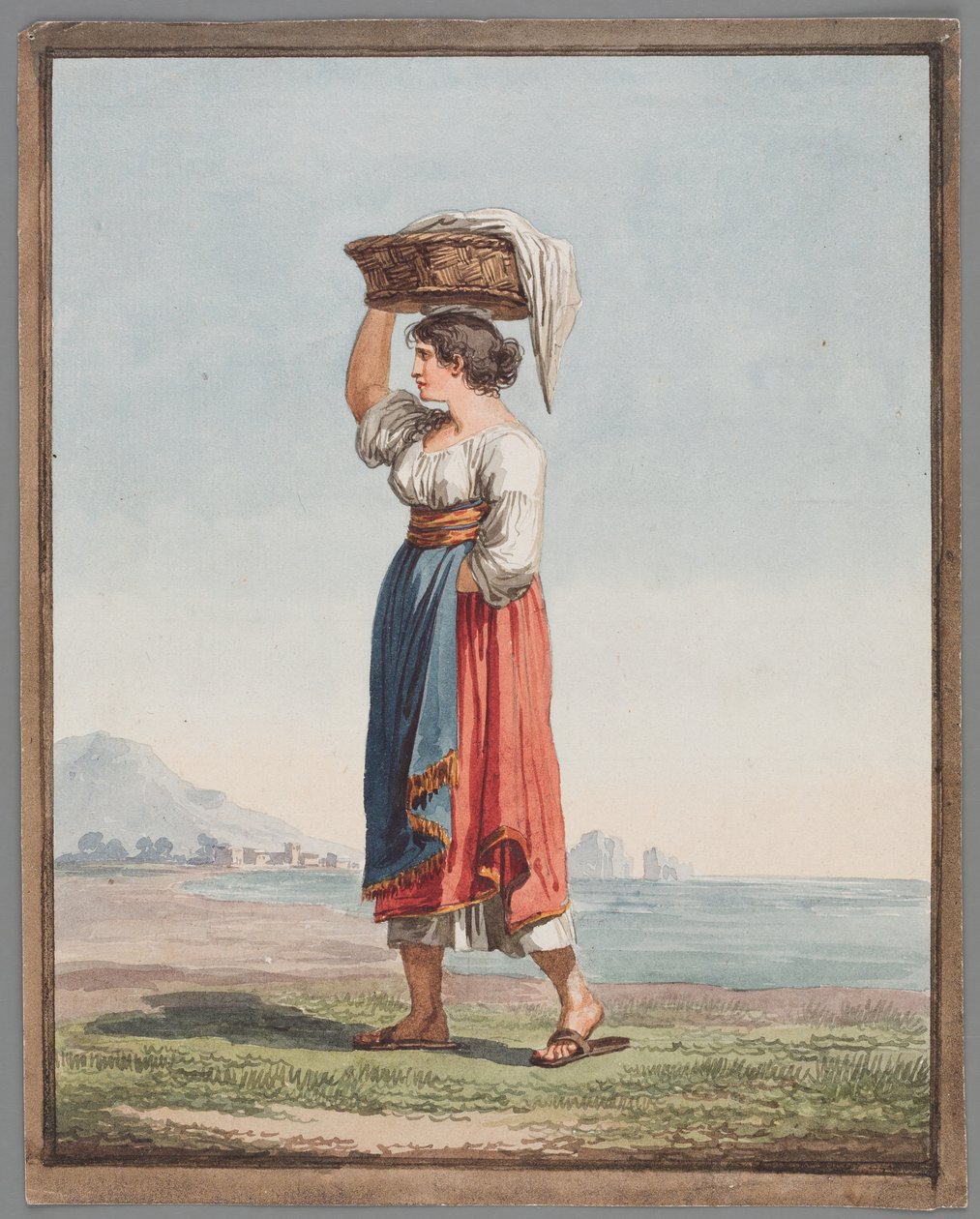 Die Taufe des Eunuchen von Bartolomeo Pinelli