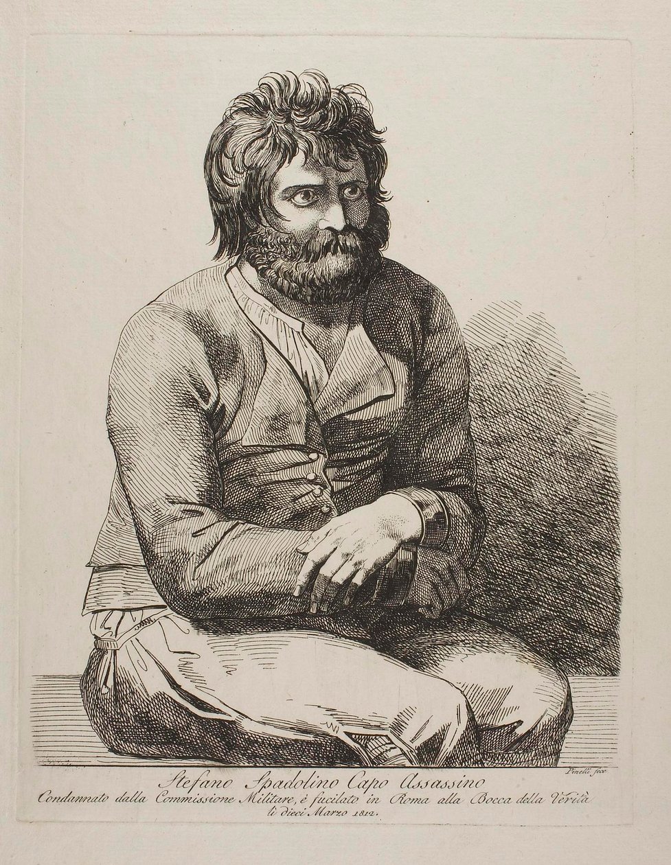 Der Räuberhauptmann Stefano Spadolino von Bartolomeo Pinelli