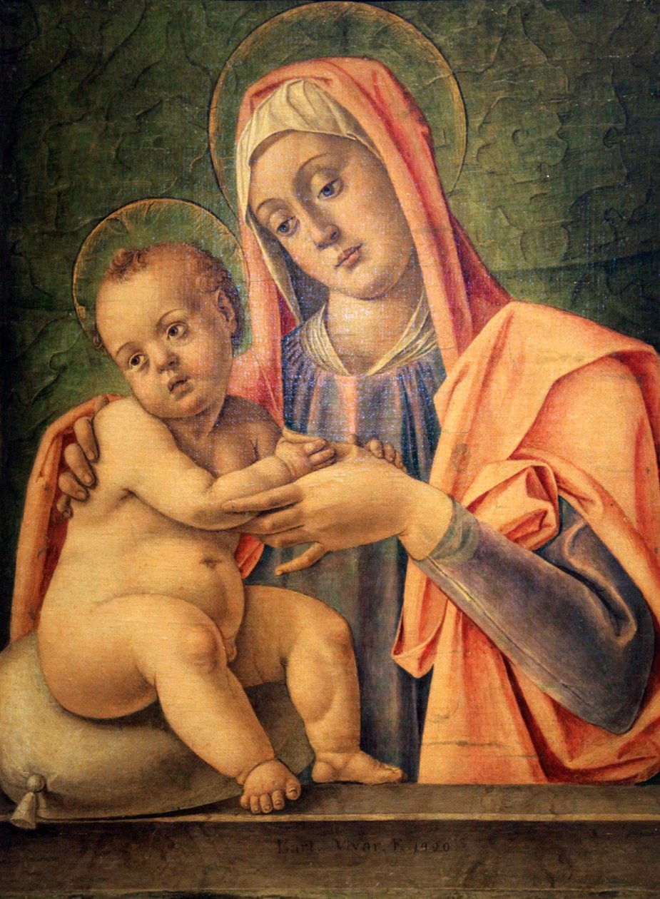 Madonna und Kind, 1490 von Bartolomeo Vivarini