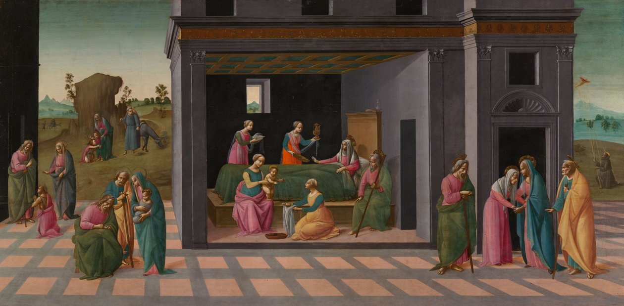 Szenen aus dem Leben des Heiligen Johannes des Täufers von Bartolomeo di Giovanni