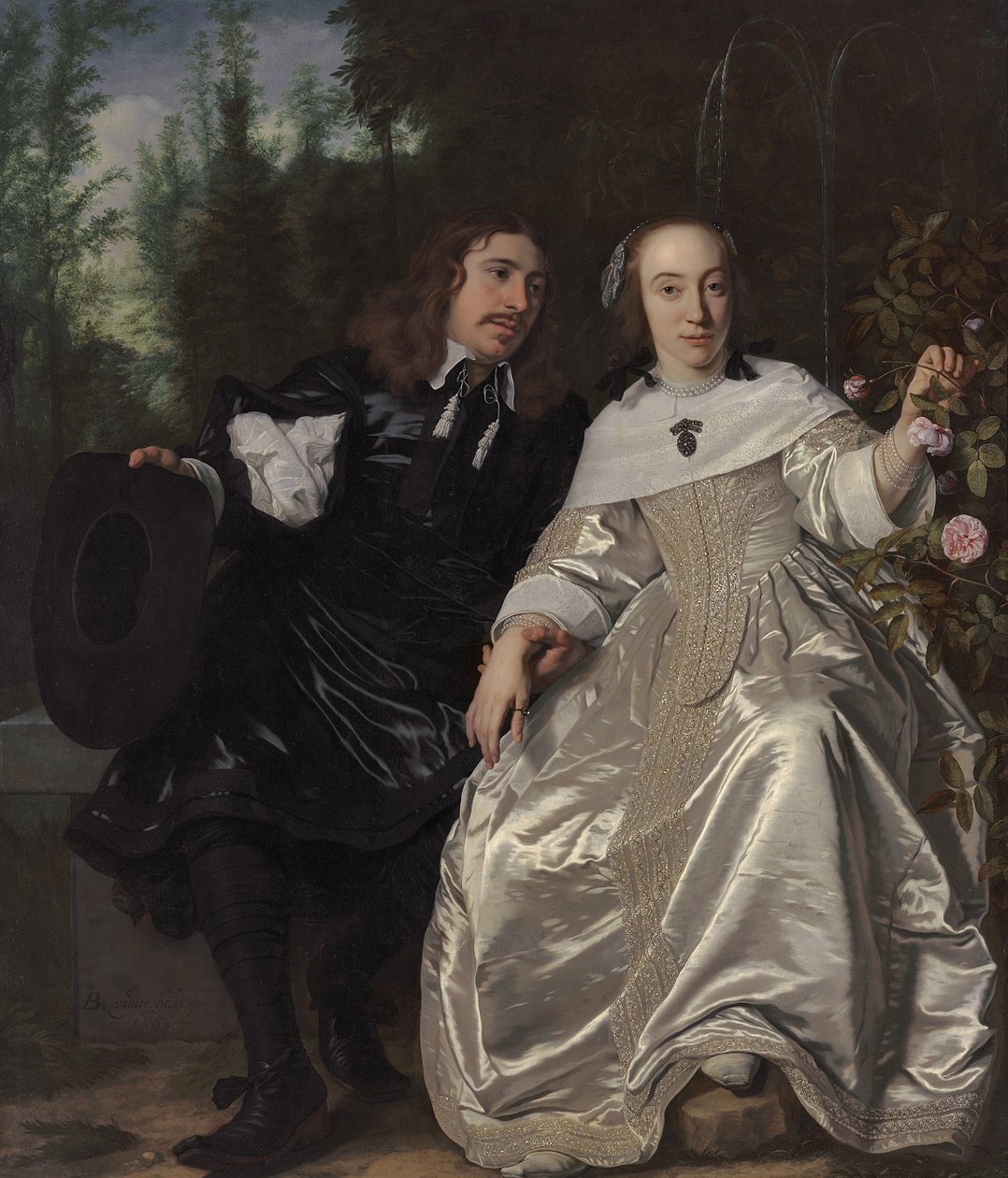 Abraham del Court und seine Frau Maria de Kaersgieter, 1654 von Bartolomeus van der Helst