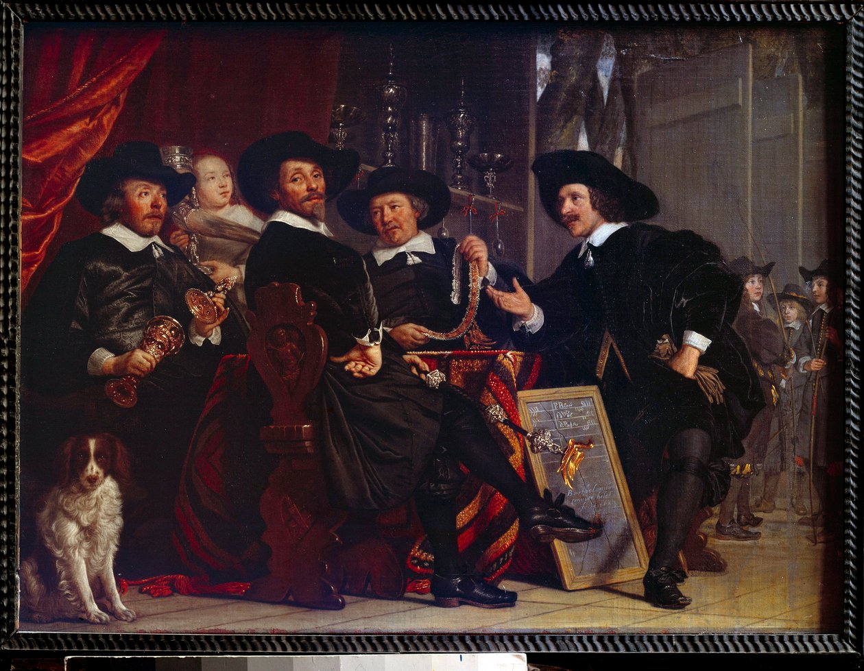 Die Syndici der Armbrustschützen von San Sebastian in Amsterdam von Bartolomeus van der Helst