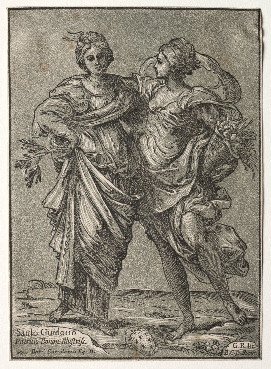 Allianz von Frieden und Überfluss, 1642 von Bartolommeo Coriolano