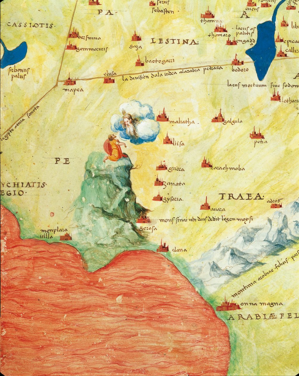Nildelta, Rotes Meer und Berg Sinai, aus dem Atlas der Welt in dreiunddreißig Karten, von Battista Agnese von Battista Agnese