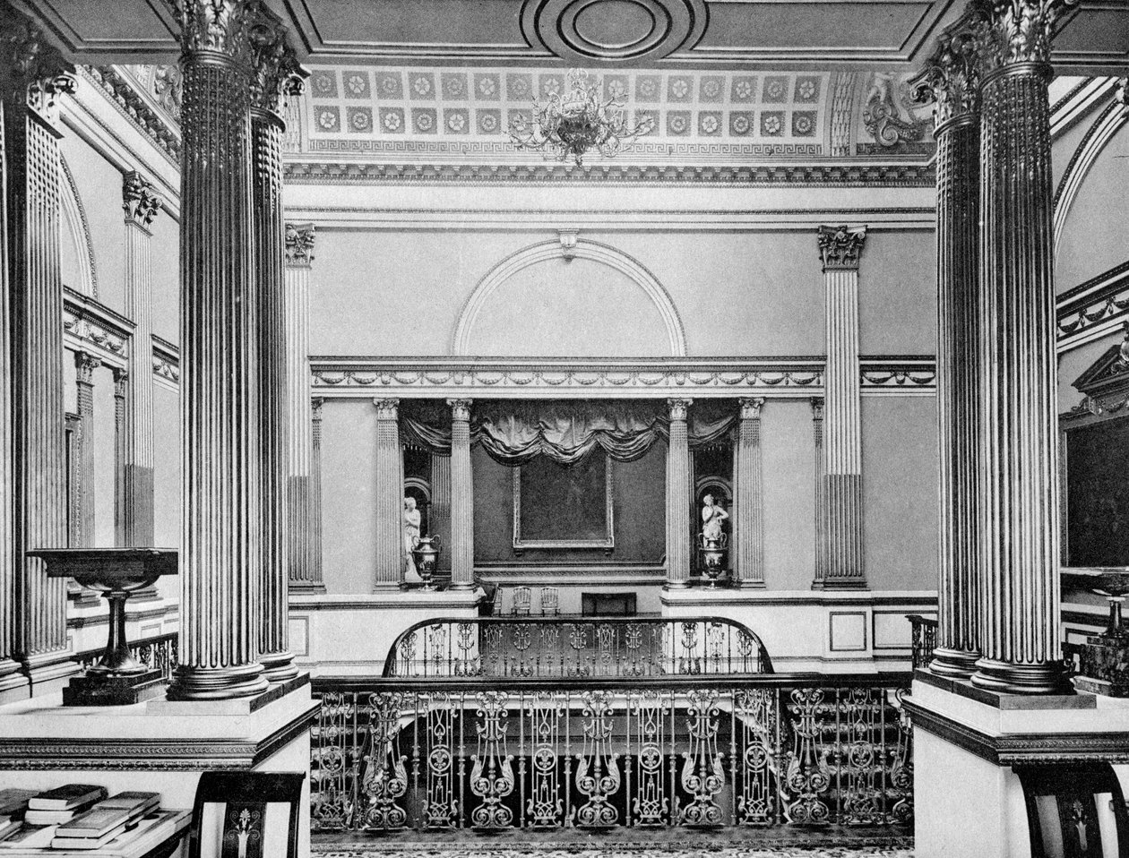 Die große Treppe, Londonderry House, 1908 von Bedford Lemere and Company