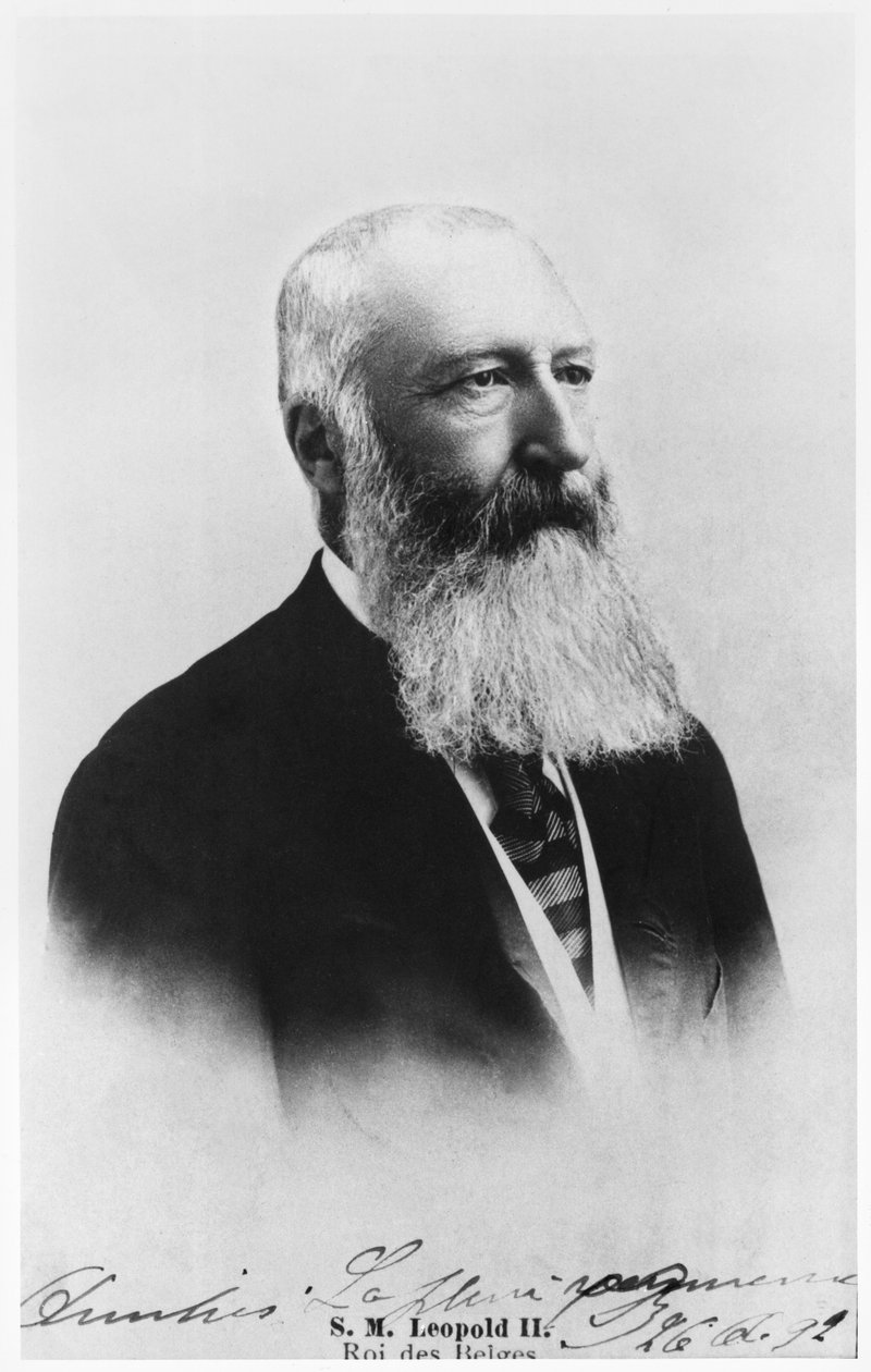 Porträt von Leopold II. (1835-1909), König von Belgien von Belgian School
