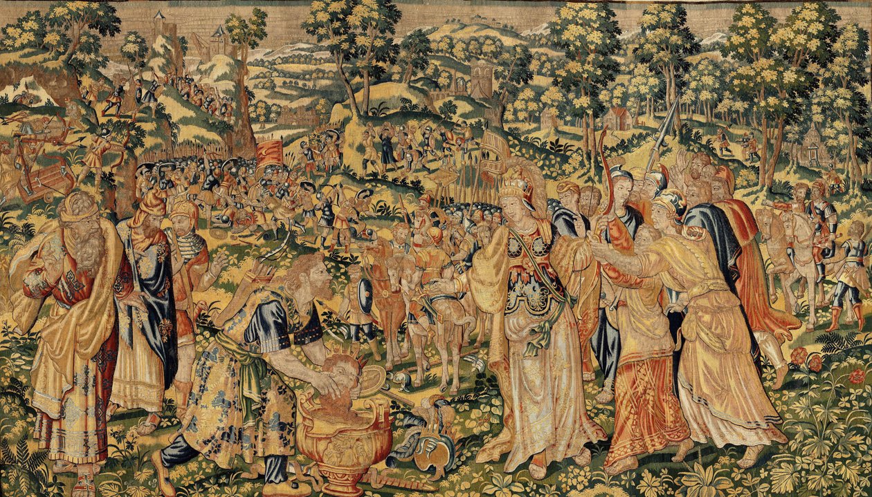 Geschichte von Kyros II. dem Großen, ca. 1590 von Belgian School