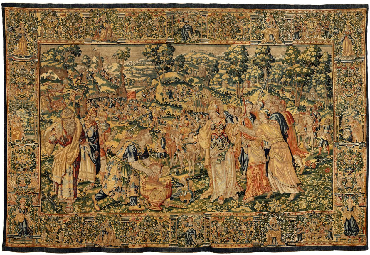 Geschichte von Kyros II. dem Großen, ca. 1590 von Belgian School
