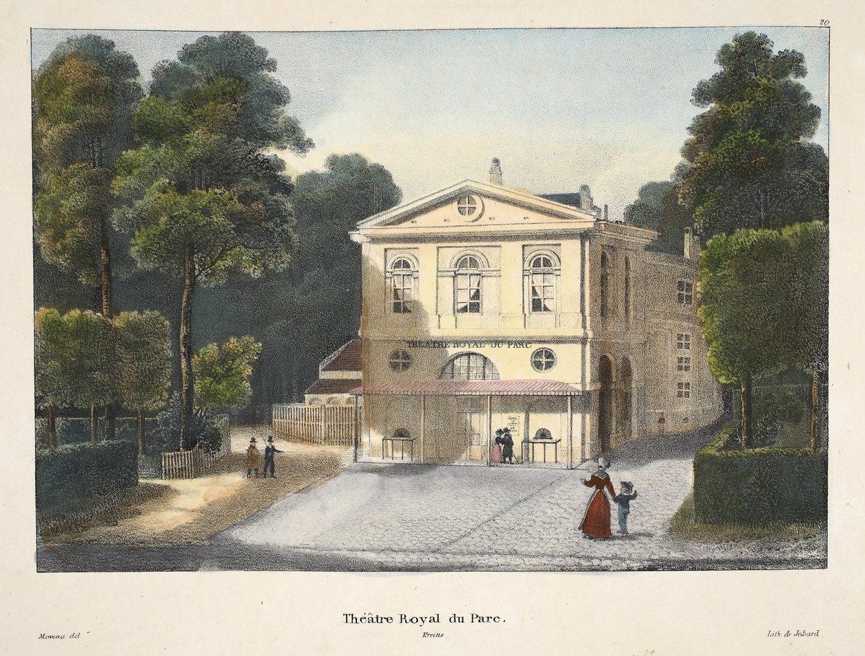 Königliches Theater im Park, ca. 1895 von Belgian School