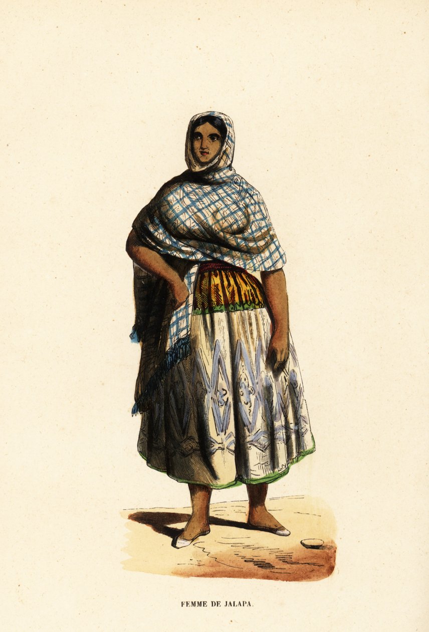 Frau aus der Stadt Xalapa, Veracruz, Mexiko von Belgian School
