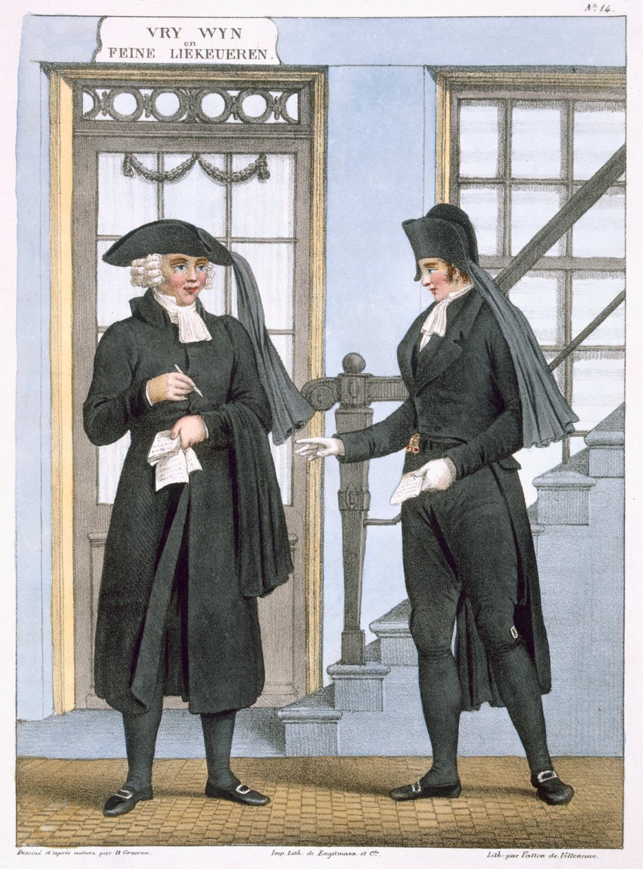 Begräbnisbeamte von Amsterdam, Illustration aus 