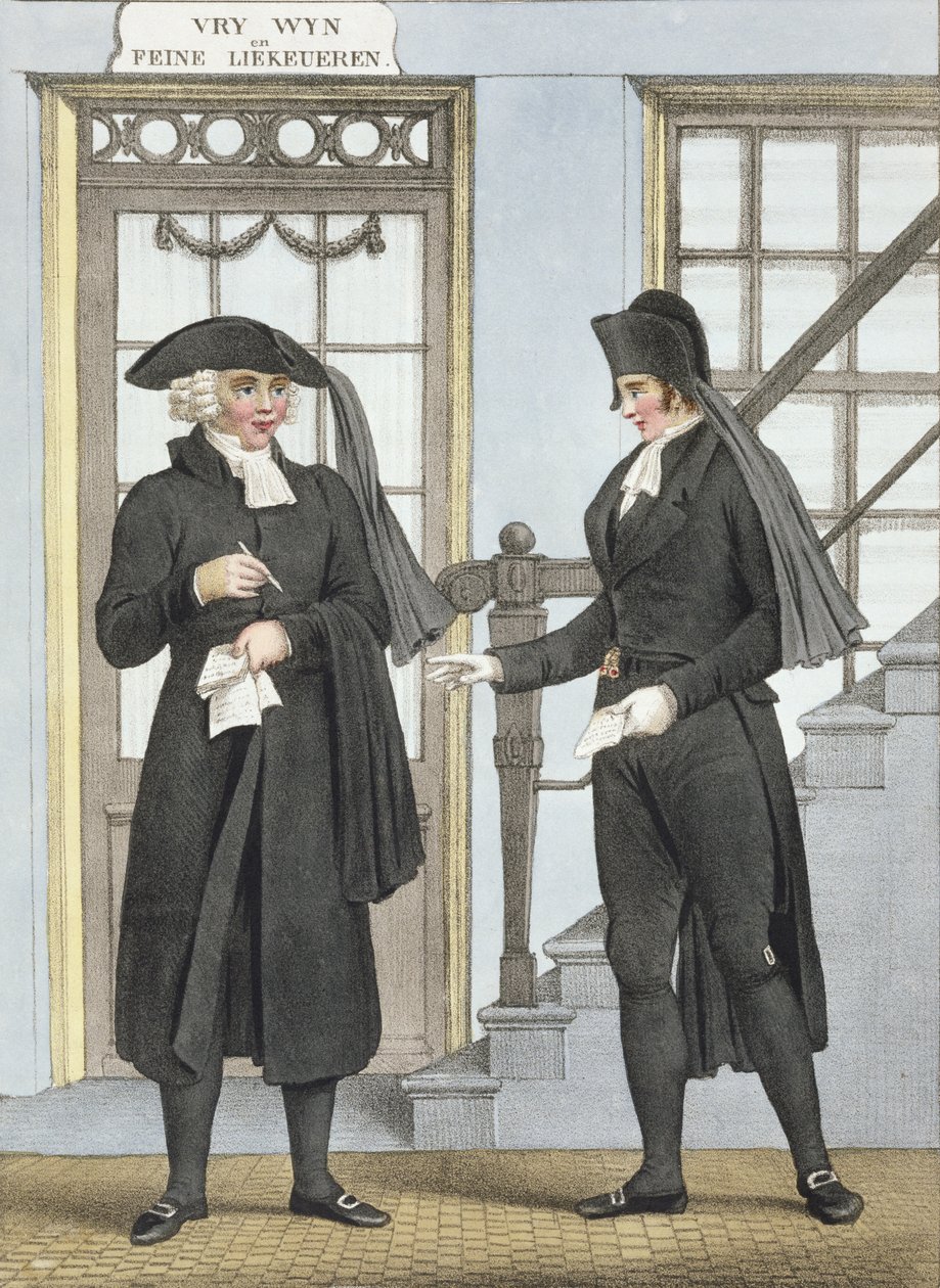 Beerdigungsbeamte von Amsterdam, Illustration aus 