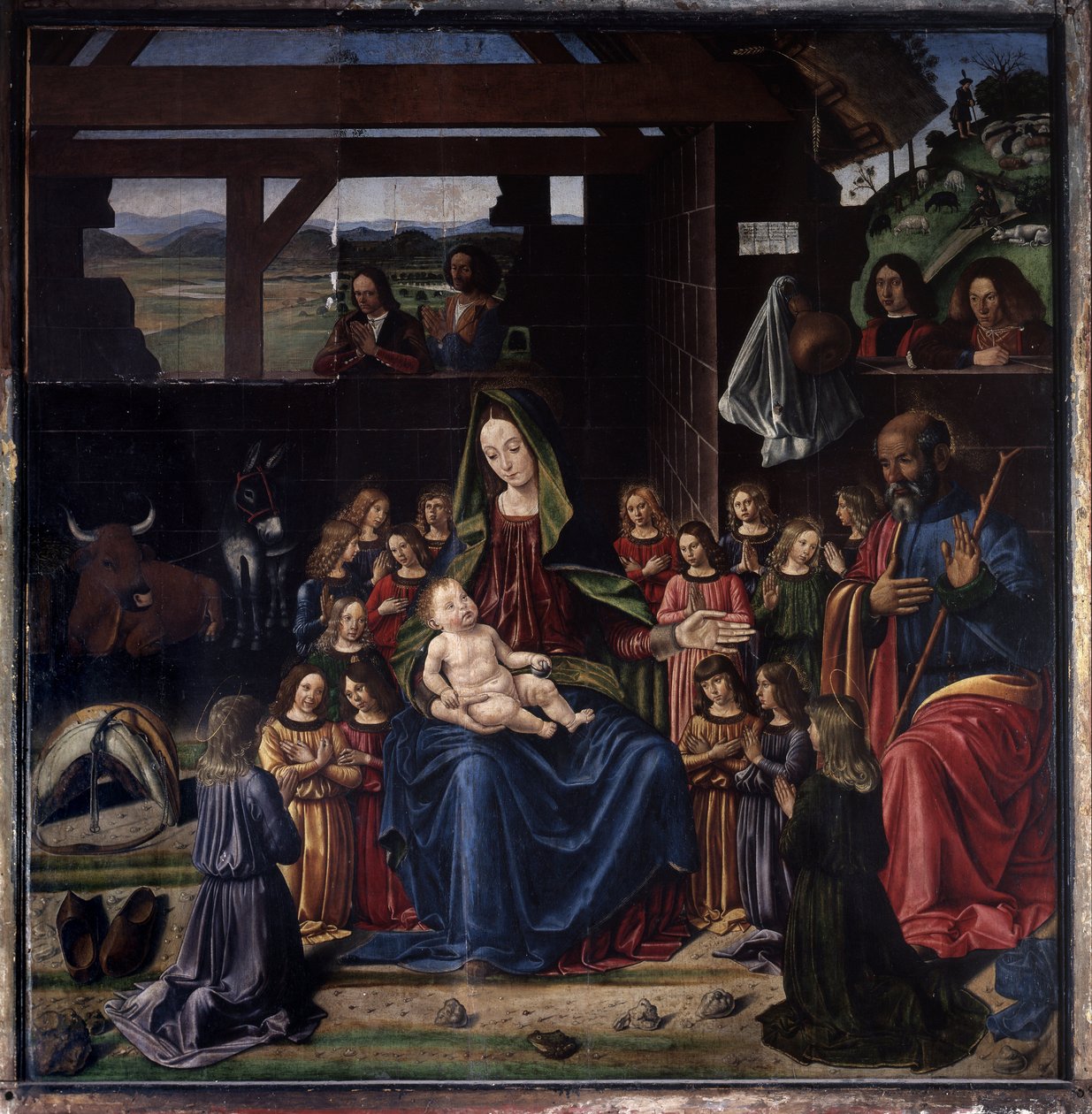 Die Geburt Christi von Benedetto Ghirlandaio