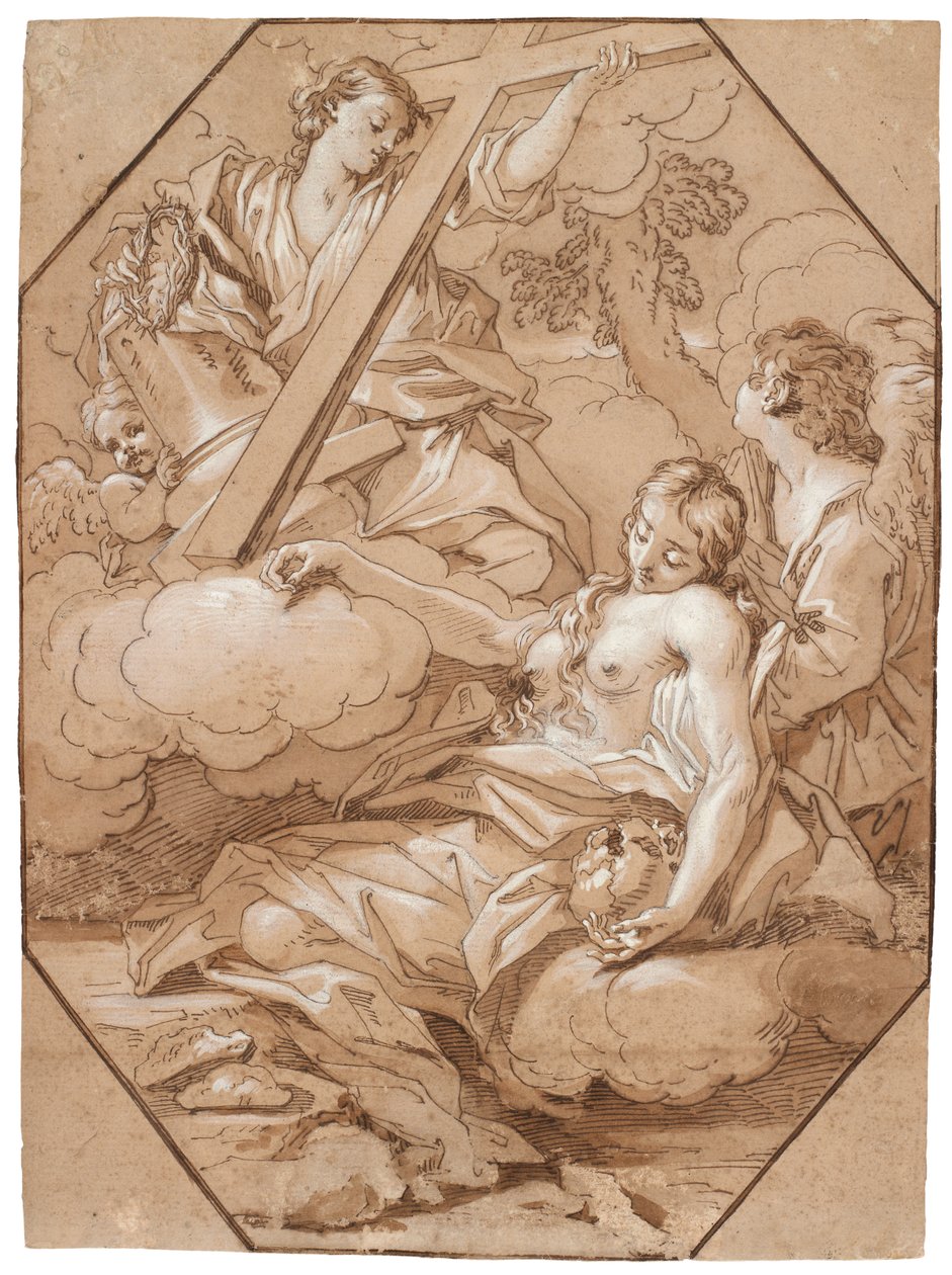 Die Ekstase der Heiligen Maria Magdalena, ca. 1715-19 von Benedetto Luti