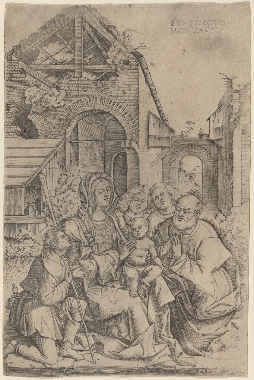 Die Geburt Christi von Benedetto Montagna