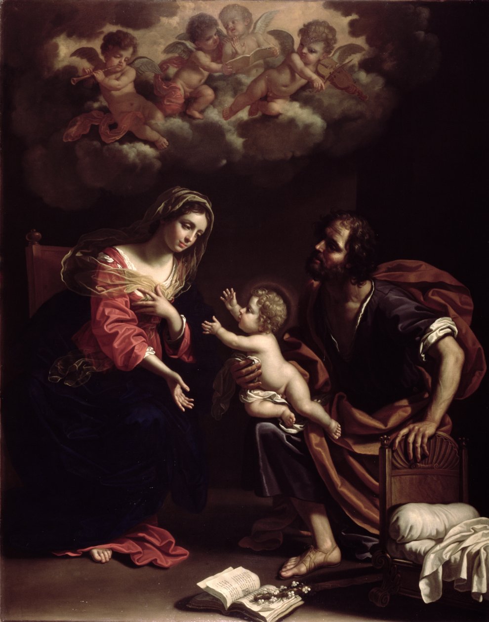 Die Heilige Familie, 1682 von Benedetto the Younger Gennari