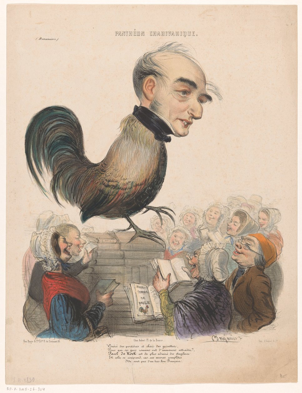 Karikatur von Paul de Kock von Benjamin