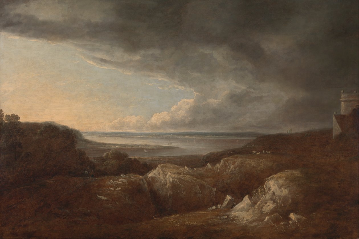 Blick auf den Fluss Severn, nahe King