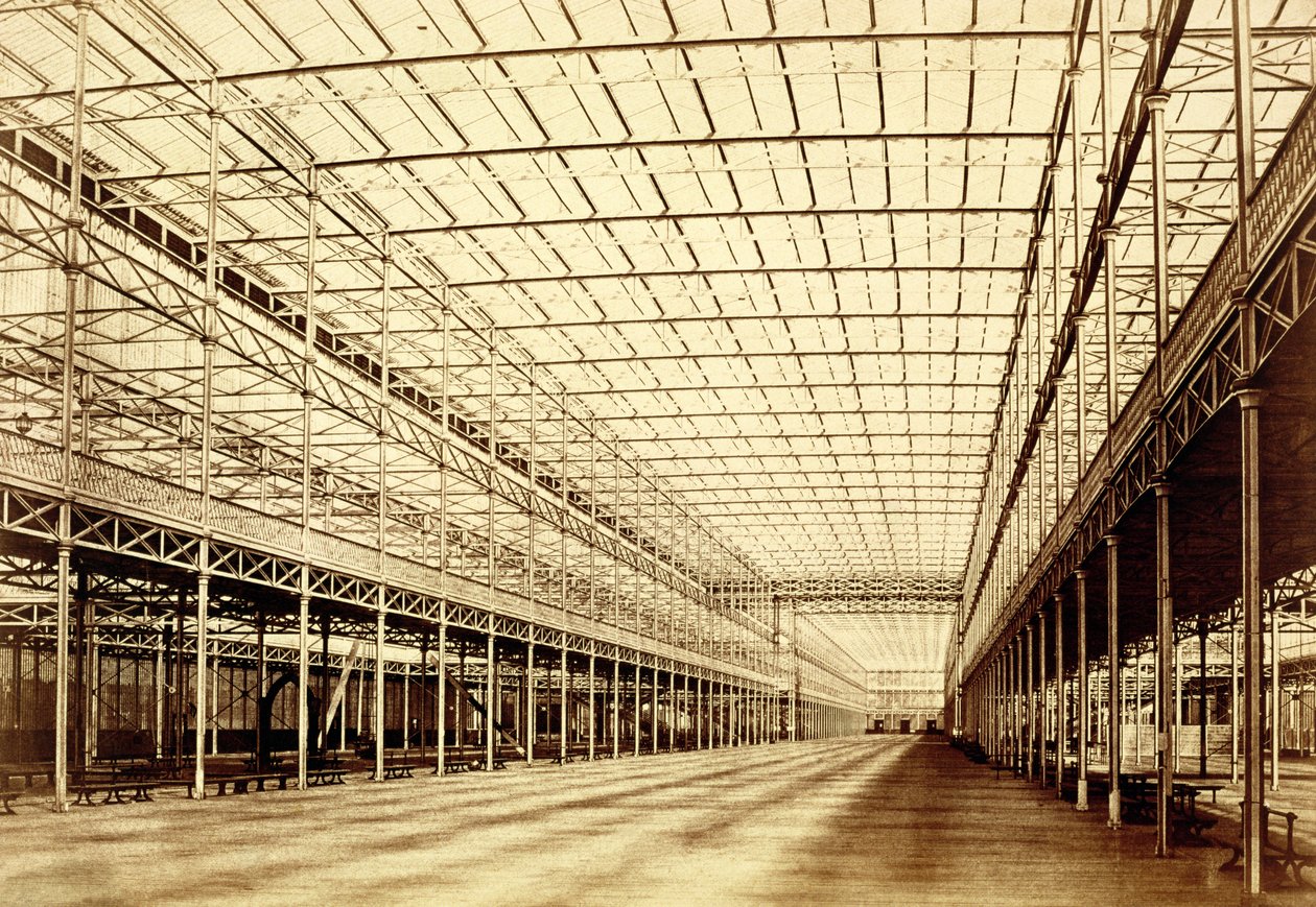 Das Schiff im Kristallpalast, Hyde Park, März 1852 von Benjamin Brecknell Turner