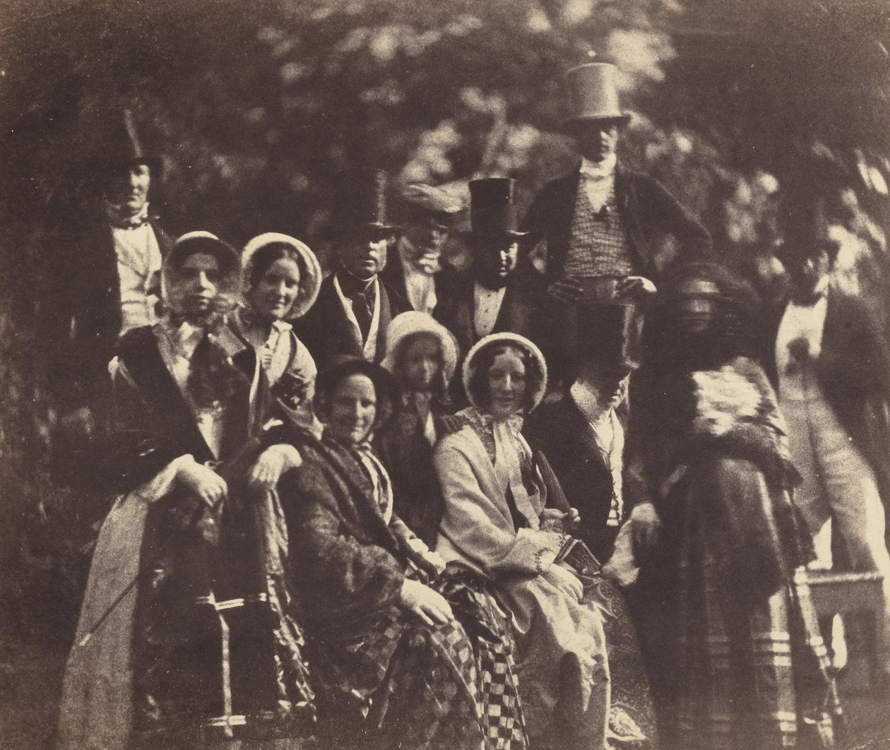 Hochzeitsgruppe, ca. 1852 oder 1853 von Benjamin Brecknell Turner