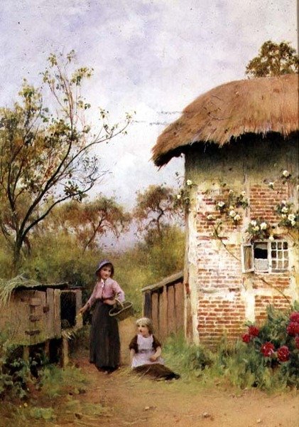Die Kaninchen füttern von Benjamin D. Sigmund
