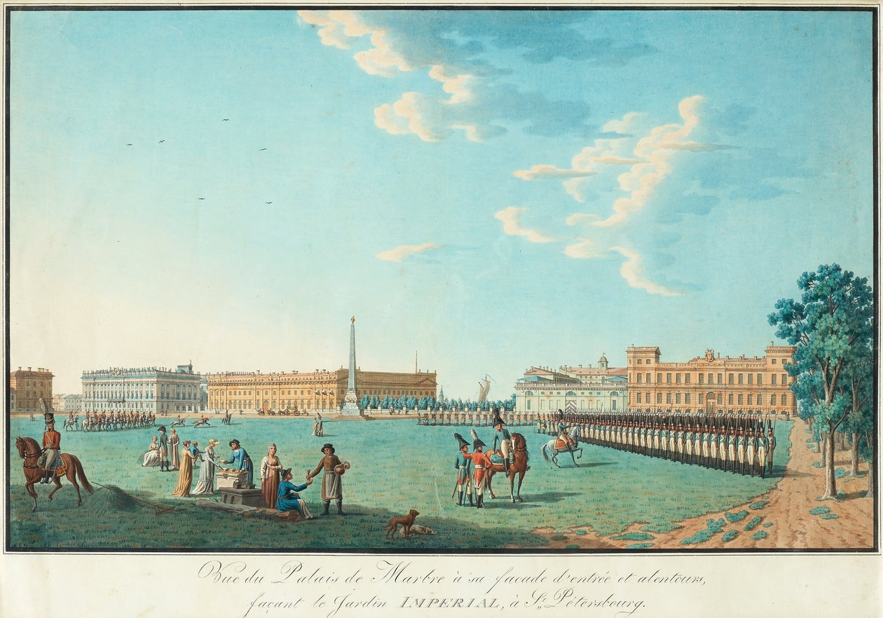 Der Marmorpalast in Sankt Petersburg von Benjamin Paterssen