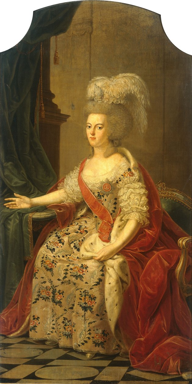 Porträt von Wilhelmina von Preußen, Prinzessin von Oranien von Benjamin Samuel Bolomey